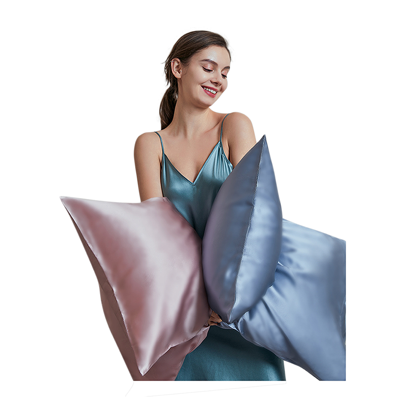 100% Pure Mulberry Silk Pillow Cases with Hidden Zipper 20*36 inch