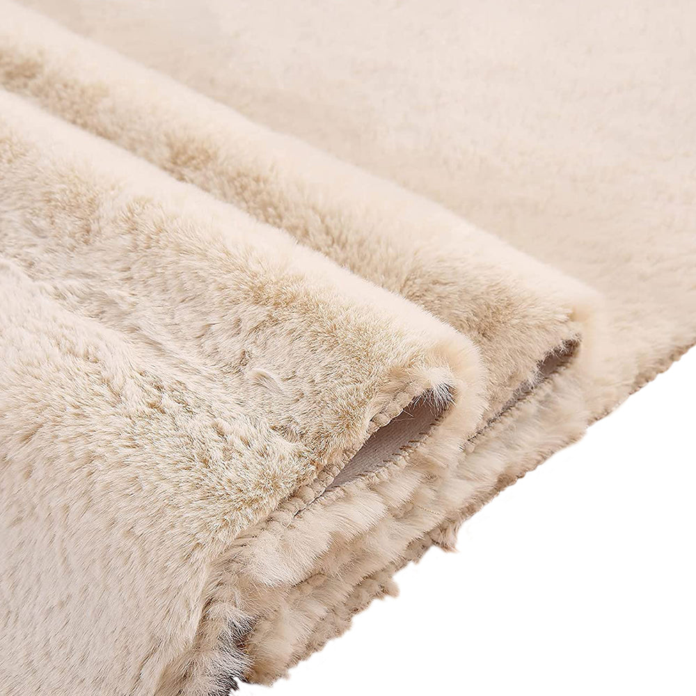 Soft Faux Fur Area Rugs