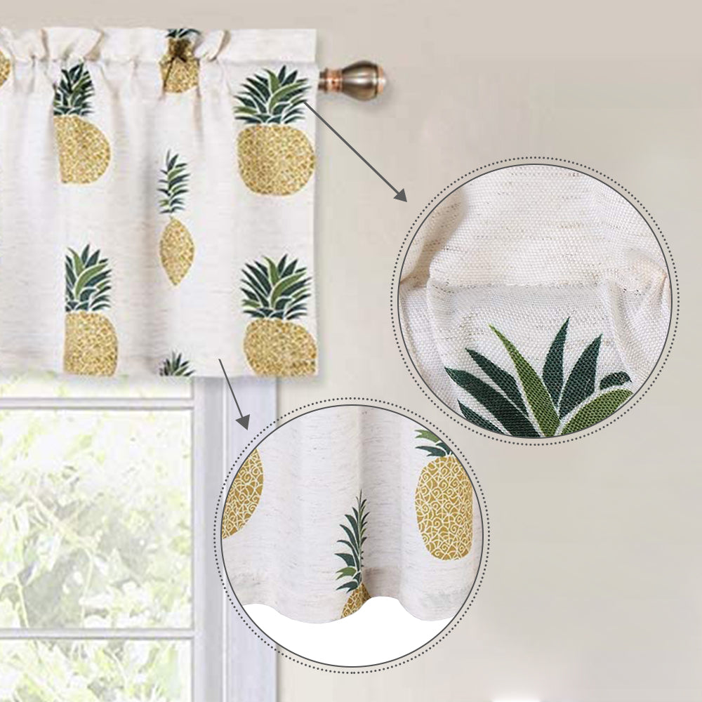 Pineapple Valances for Kitchen