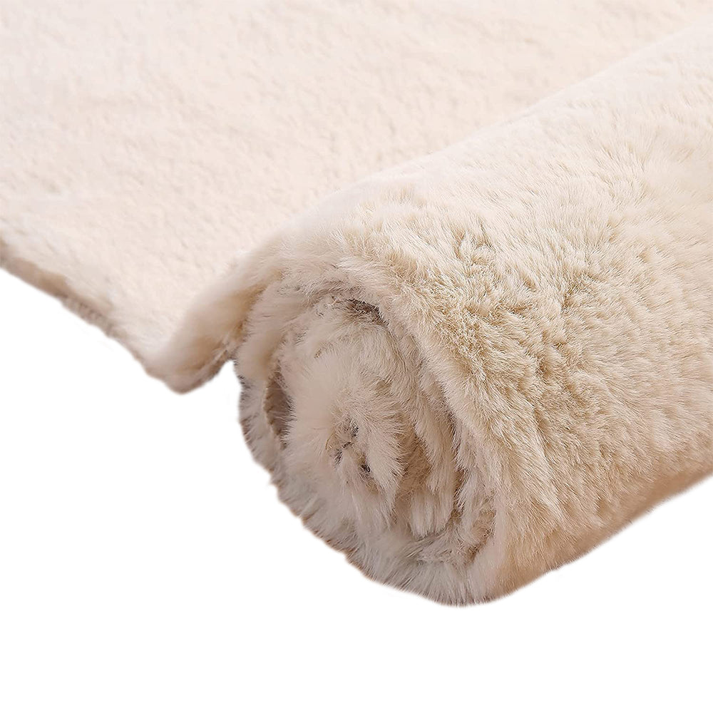 Soft Faux Fur Area Rugs