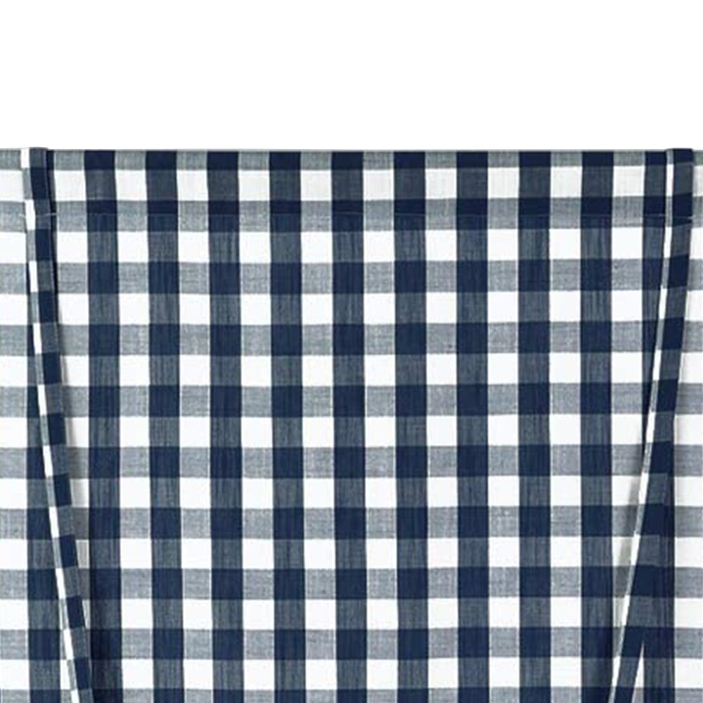 Buffalo Plaid Valance Curtains for Kitchen