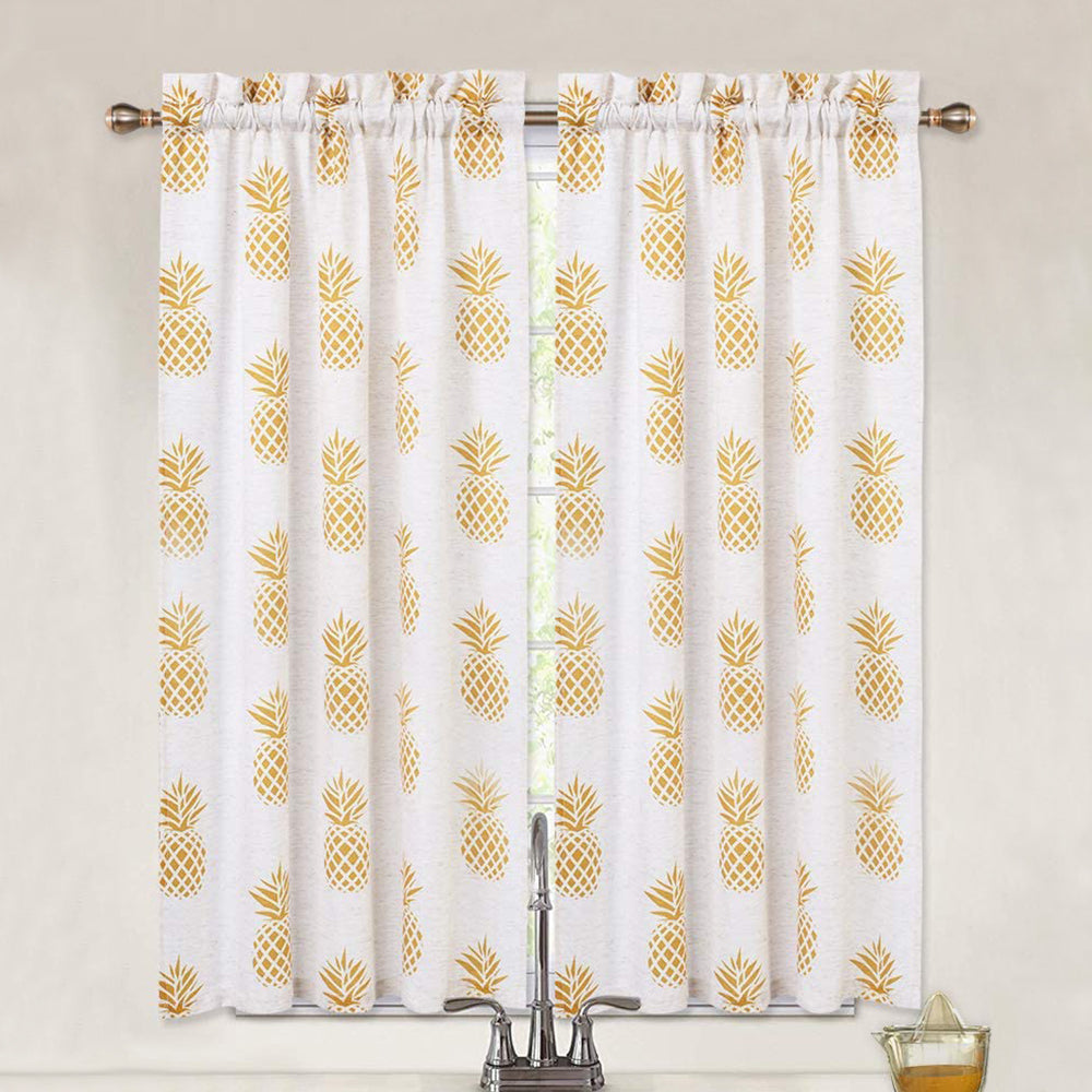 Pineapple Valances for Kitchen