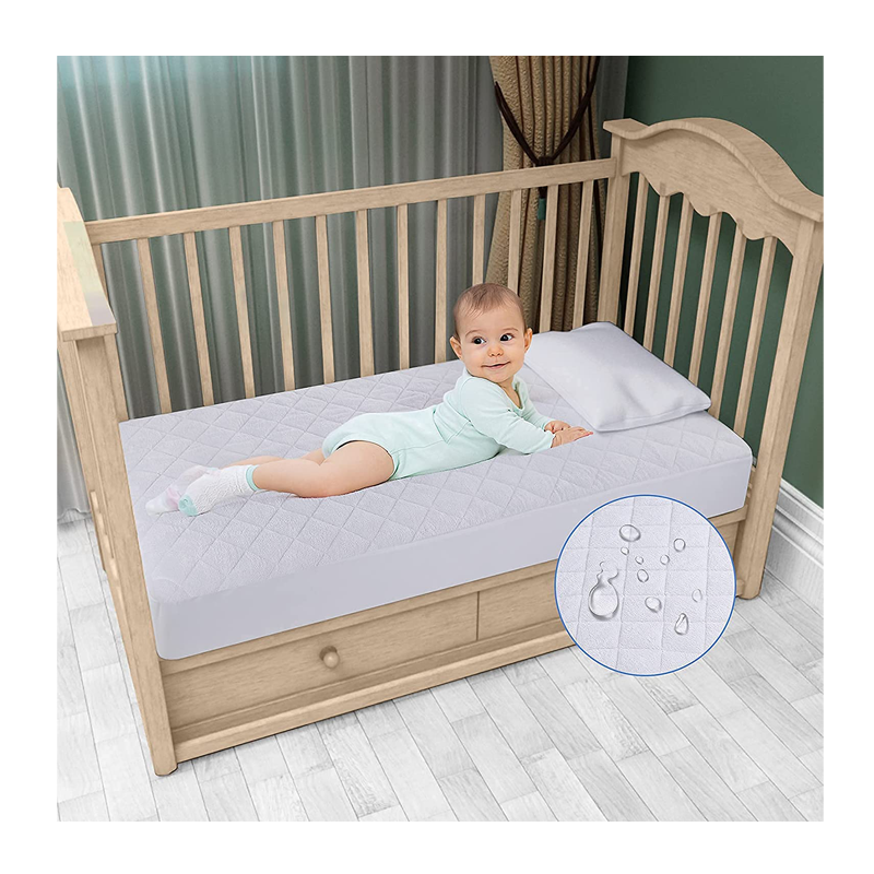 Bamboo Crib Mattress Protector 9 Inch Waterproof