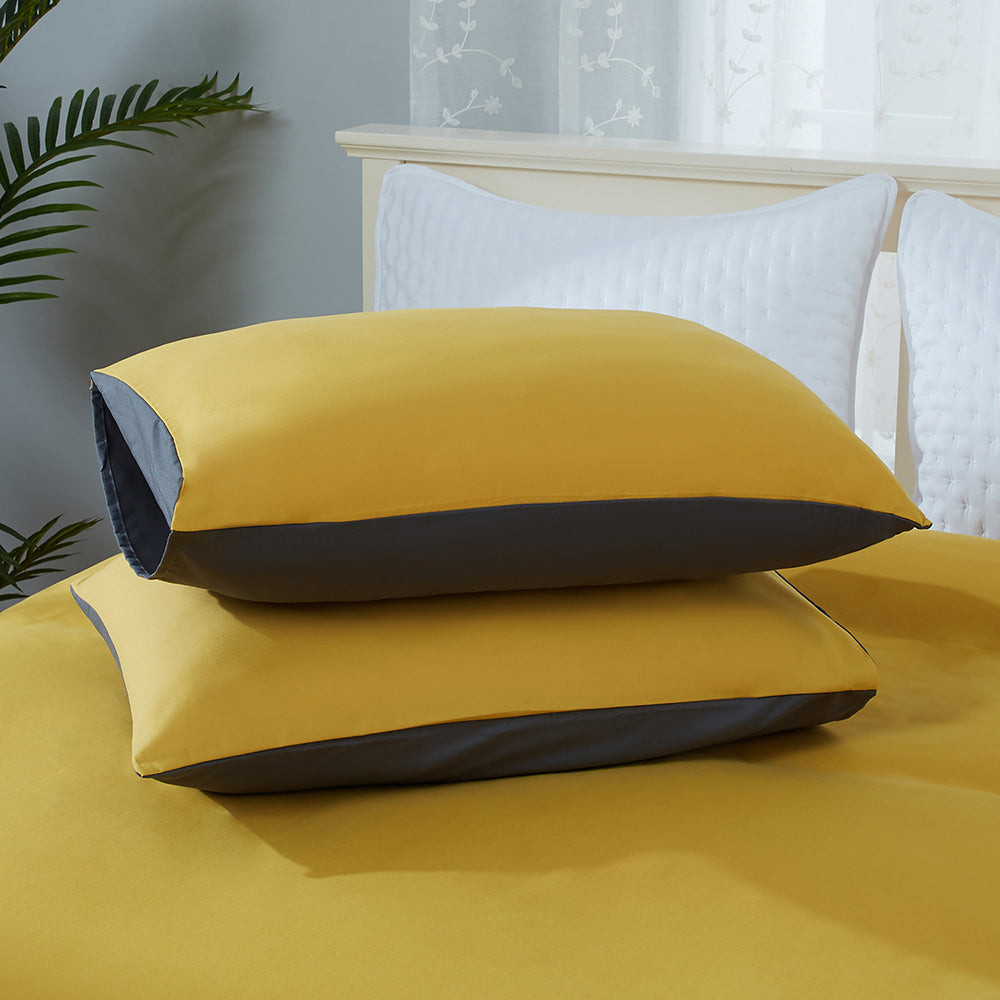 Double Brushed Microfiber Duvet Cover Set