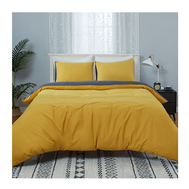 Double Brushed Microfiber Duvet Cover Set